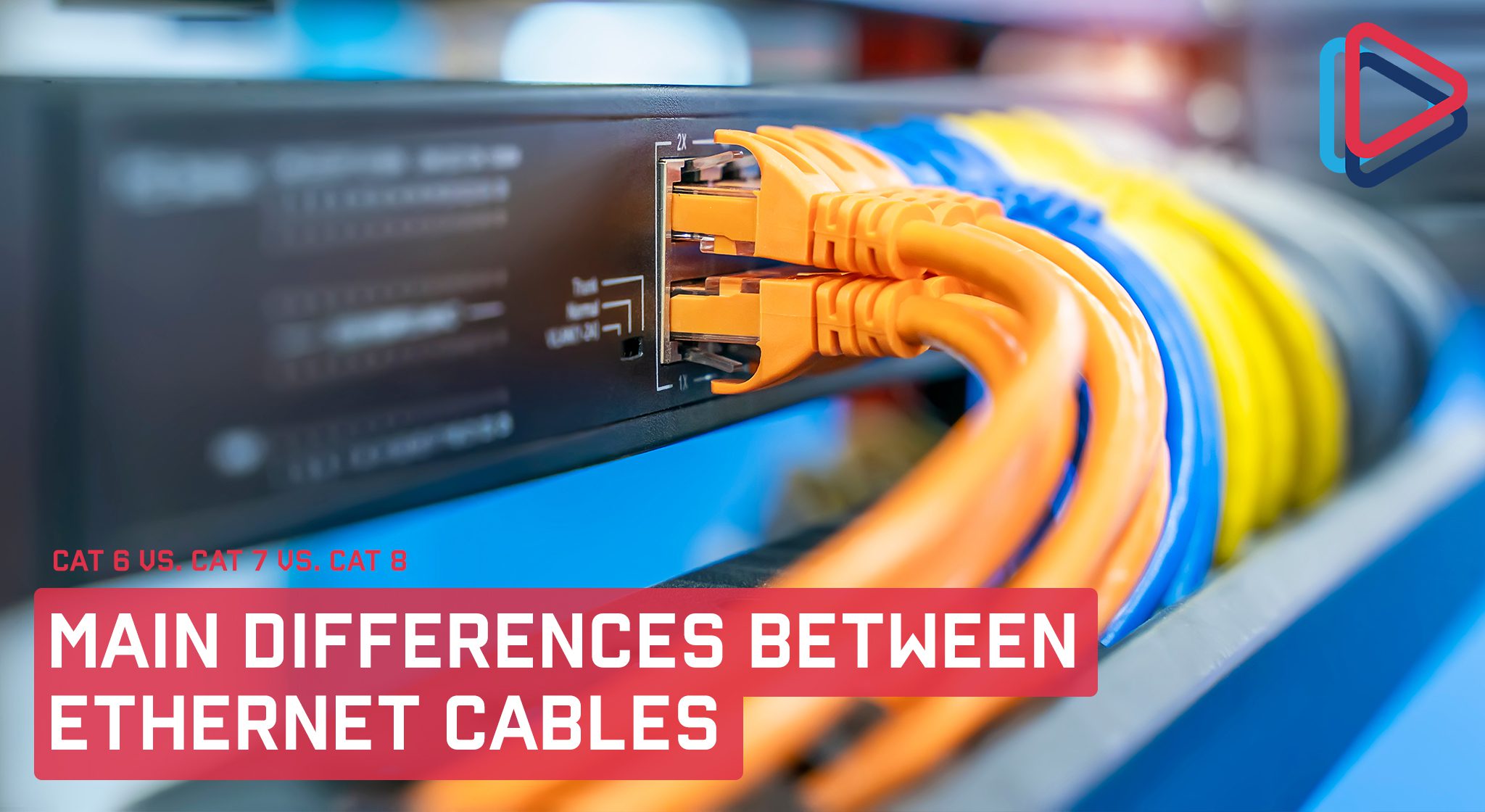 Netzwerkkabel Unterschiede: Cat6 vs. Cat7 vs. Cat8-Kabel