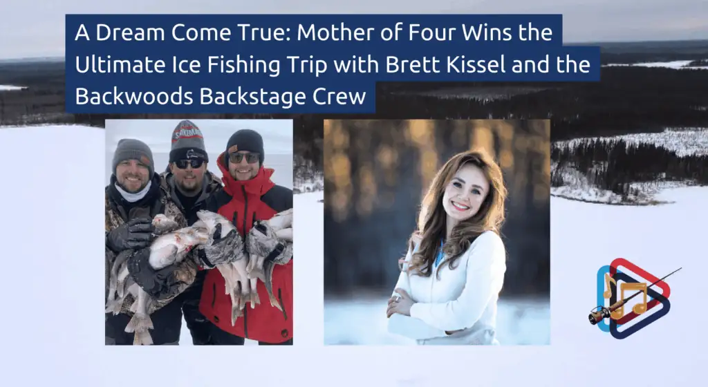 Image of Brett Kissel and Backwoods Backstage crew as well as Melissa Hausser.