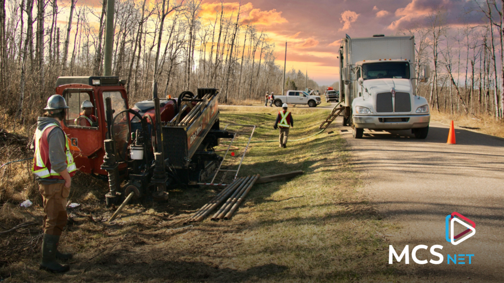 Construction crews complete Fiber-to-the-Home construction within the MD of Bonnyville in the summer of 2025 as part of MCSnet's 2024 UBF grant project.