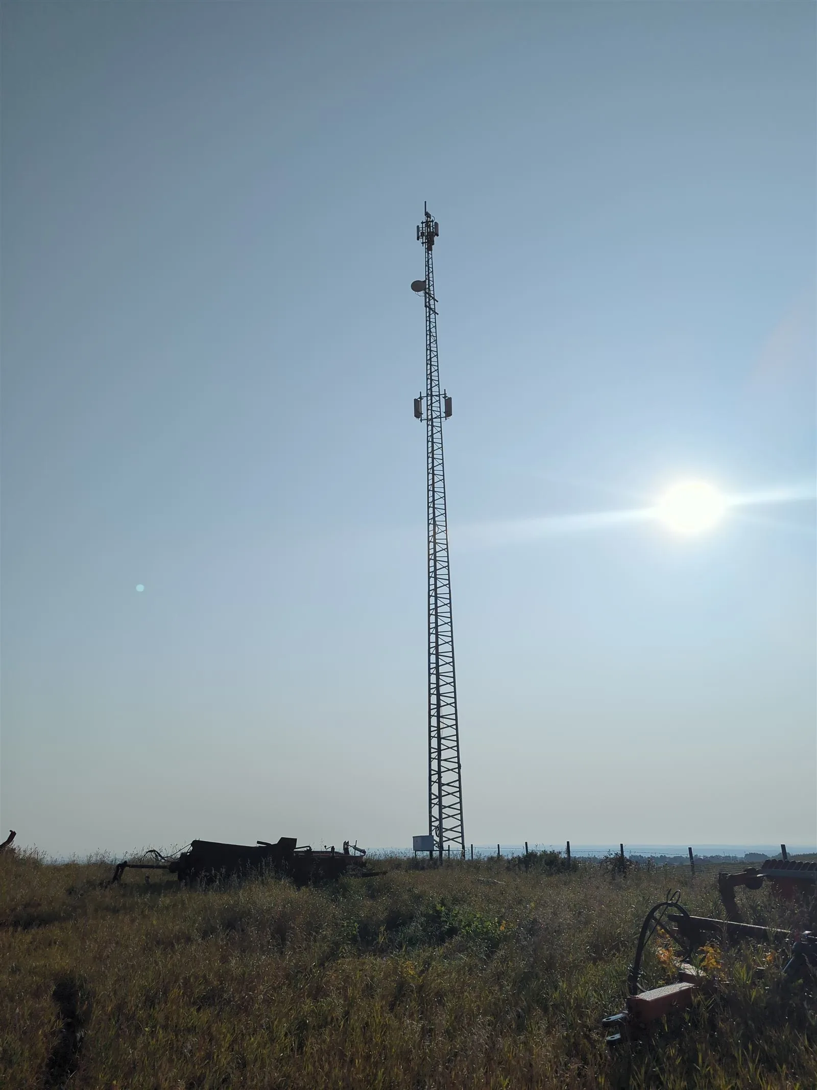 MCSnet fixed wireless tower serving the Frog Lake First Nation area