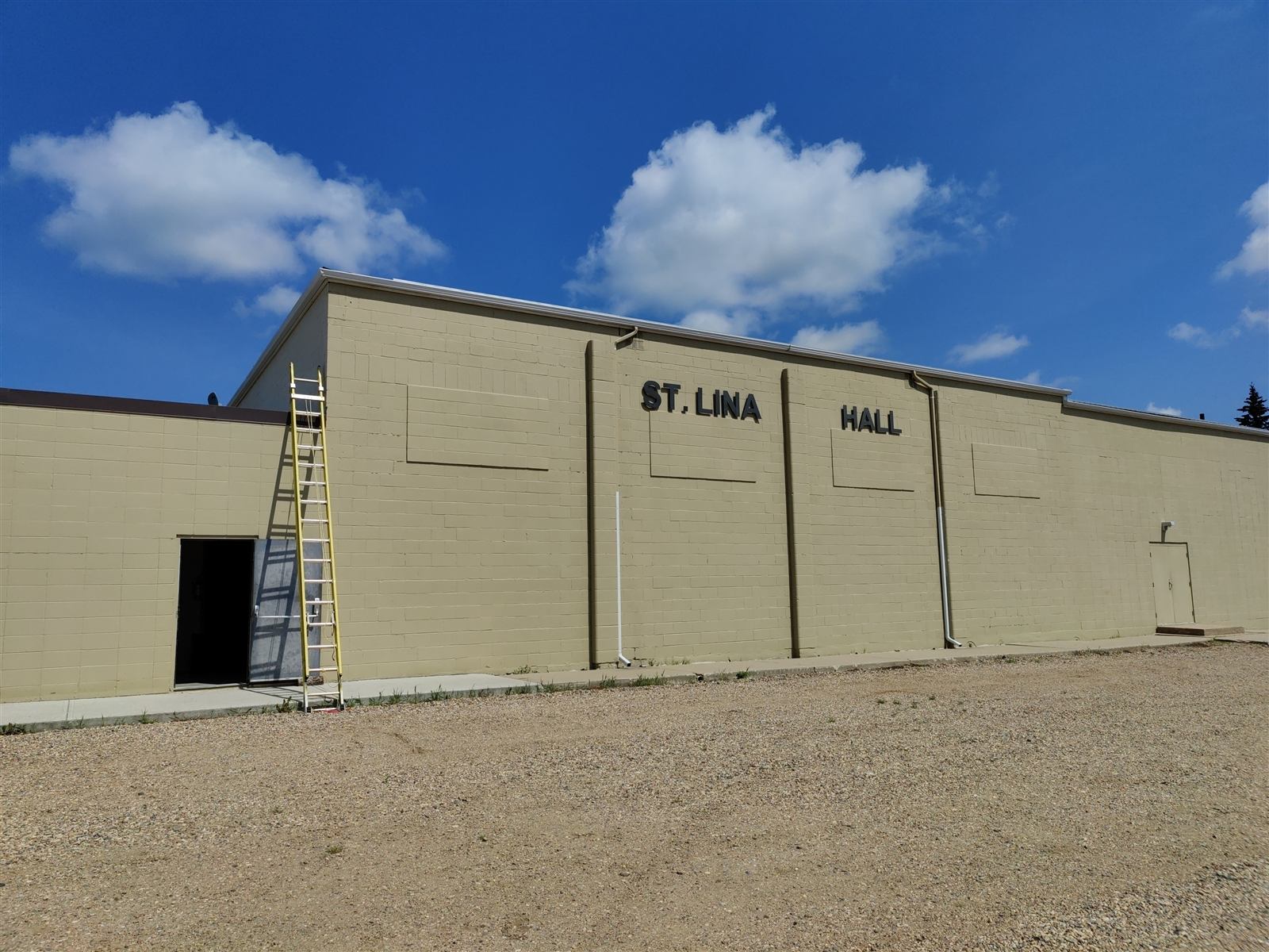 St. Lina Hall in the hamlet of St. Lina, Alberta